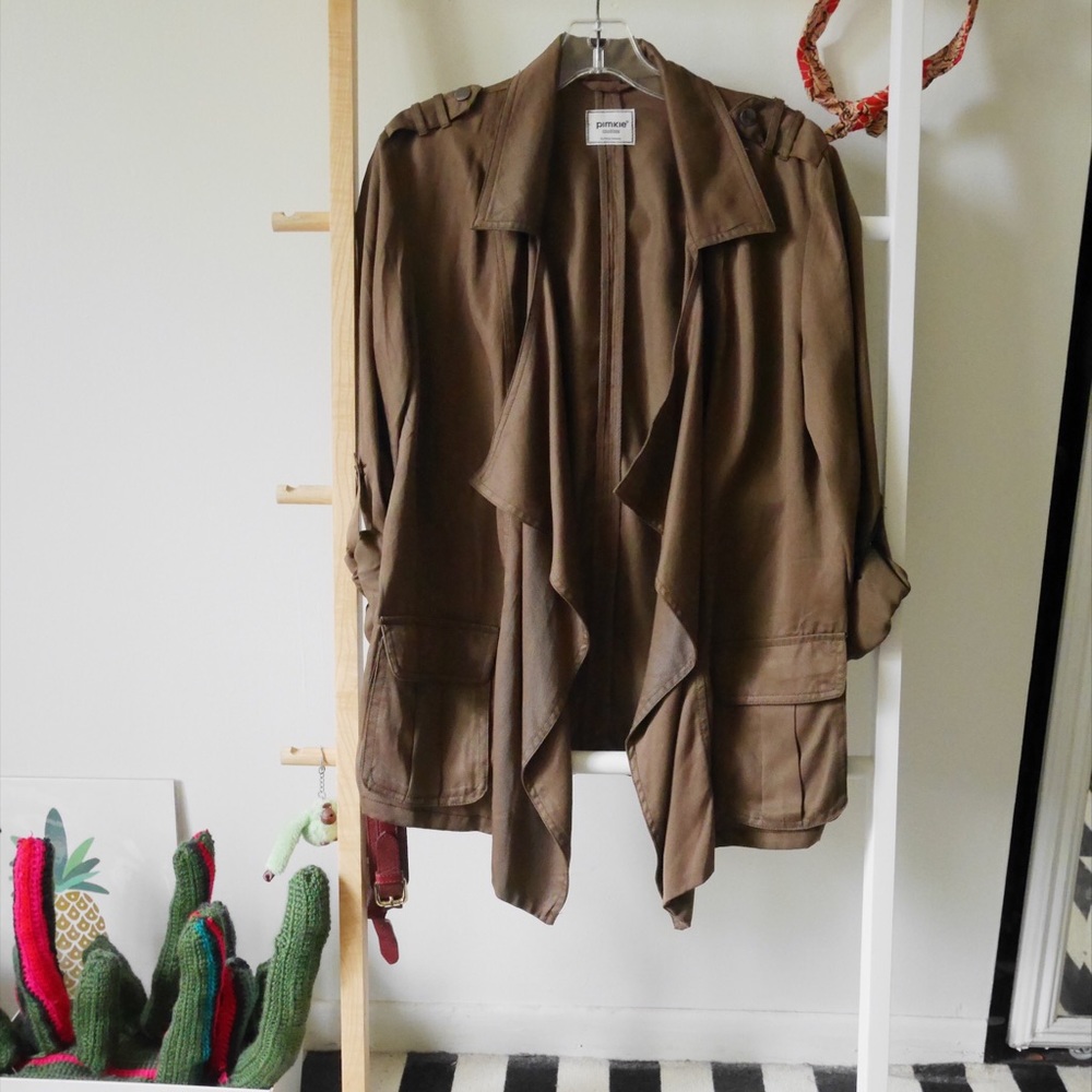 Loose kaki jacket